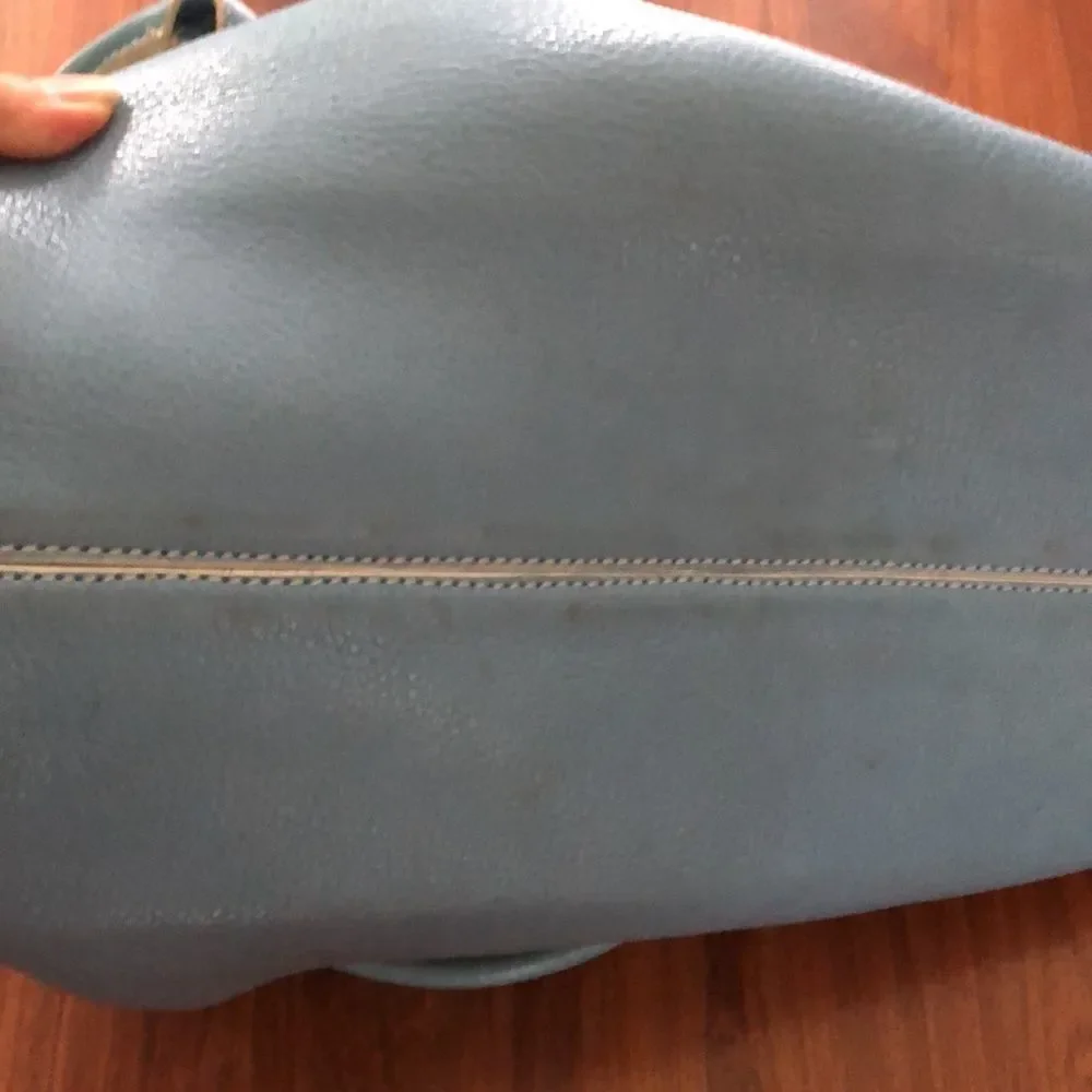 Cole Haan powder blue handbag.
